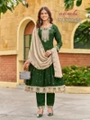 Plus Simmi By Aanchi Vichitra Silk Anarkali Kurti Suits 